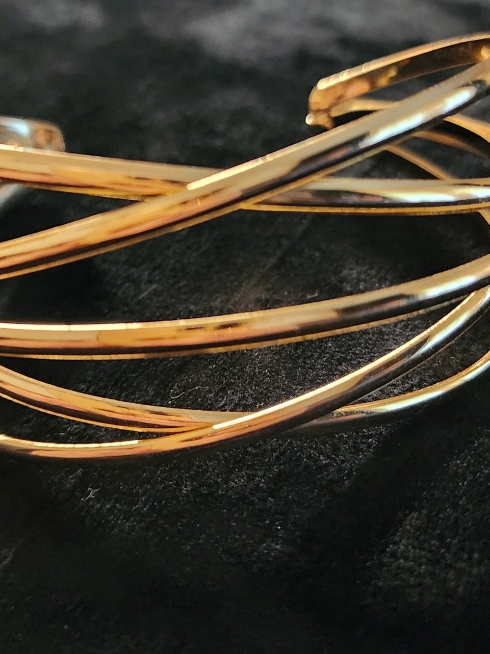 Elegant Gold Multi-Band Women’s Bracelet